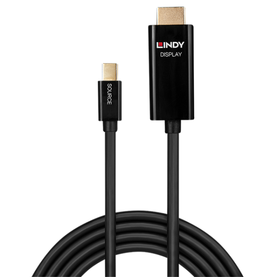 LINDY Adapter Active Mini DisplayPort - HDMI, 2m (40912)